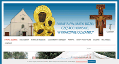 Desktop Screenshot of olszanica.kapucyni.pl